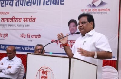 आरोग्यावरील खर्चात वाढ करण्याची गरज – सार्वजनिक आरोग्यमंत्री तानाजी सावंत