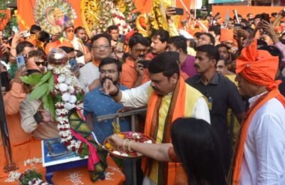 समाजाच्या उत्तम भविष्यासाठी नव्या पिढीला संस्कृतीची माहिती आवश्यक – उपमुख्यमंत्री देवेंद्र फडणवीस गुढीपाडव्यानिमित्त लक्ष्मीनगर परिसरातील शोभायात्रेत उपमुख्यमंत्री सहभागी