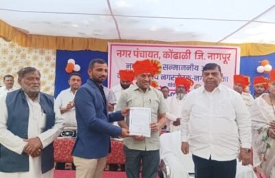 नवगठित कोंढाळी नगरपंचायतीच्या पहिल्या नगराध्यक्षांसमोर ‘काटेरी मुकुट’ नियोजन, पारदर्शकता व कठोर निर्णयांची कसोटी – आमदार चरणसिंग ठाकूर