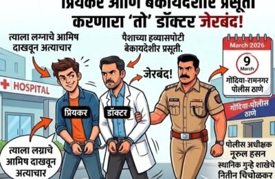 भंडारा पोलिसांचा मोठा दणका! अल्पवयीन मुलीवर अत्याचार करणारा प्रियकर आणि बेकायदेशीर प्रसूती करणारा ‘तो’ डॉक्टर जेरबंद ​पॉक्सो अंतर्गत गुन्हा दाखल; वैद्यकीय क्षेत्रात खळबळ, तपासासाठी प्रकरण गोंदिया पोलिसांकडे वर्ग