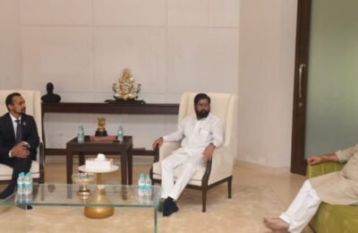 हायड्रोजनवरील वाहनांच्या प्रकल्पासाठी  महाराष्ट्रात होणार पहिली गुंतवणूक ‘ट्रिटॉन’च्या सीईओंनी घेतली मुख्यमंत्री एकनाथ शिंदे यांची भेट