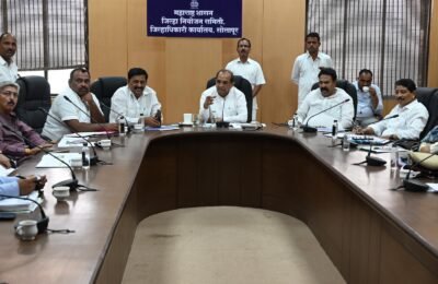सोलापूरच्या दैनंदिन सुरळीत पाणी पुरवठ्यासाठी सर्वोच्च प्राधान्याने कार्यवाही करावी – पालकमंत्री विखे पाटील