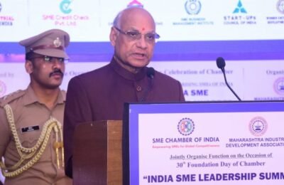 लघु व मध्यम उद्योगांना चालना देण्यासाठी शासन कटिबद्ध – राज्यपाल रमेश बैस