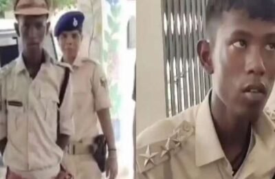 फर्जी IPS घोटाळा: ‘IPS’ चा पोशाख घालून आला एक तरुण, पोलिसांनी उघड केला बनावटपणा
