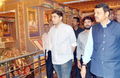 भारतीय विद्याभवन सांस्कृतिक केंद्राची उपमुख्यमंत्र्यांकडून लोकार्पणपूर्व पाहणी