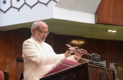 प्रगतीशील, विकसित महाराष्ट्र घडविण्याच्या दिशेने वाटचाल – राज्यपाल सी. पी. राधाकृष्णन  राज्य विधीमंडळाच्या अर्थसंकल्पीय अधिवेशनास राज्यपालांच्या अभिभाषणाने सुरूवात
