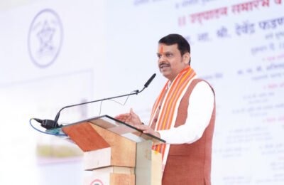 लोकसंख्येच्या प्रमाणात पोलीस भरतीला प्राधान्य – मुख्यमंत्री देवेंद्र फडणवीस मुख्यमंत्र्यांच्या पोलीस दलाच्या तीन इमारतींचे उद्घाटन व निवासस्थान इमारतींच्या कामाचे भूमिपूजन