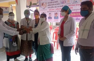 कन्हान शहर विकास मंच द्वारे जागतिक नर्स दिवस थाटात साजरा.   प्राथमिक आरोग्य केंन्द्राच्या नर्सचे वळाचे वृक्ष देऊन सत्कार.