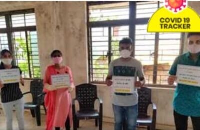 खैरलांजी के युवा लोगों को कोविड-वैक्सीन लगवाने कर रहे प्रेरित।