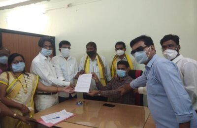 नागभीड मागासवर्गीय संघटनांचे ‘आरक्षण हक्क कृती समिती’  तर्फे    शासनाला  निवेदन