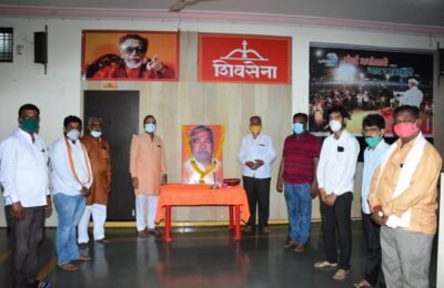 लोकनेते स्व. गणेश दौड यांना अभिवादन