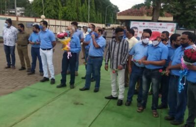 केंद्रिय मंत्री मा.नितीनजी गडकरी साहेब,आणि तसेच भंडारा जिल्ह्याचे खासदार मा.सूनीलभाऊ मेंढे यांची सन फ्लॅग कंपनी ला भेट.