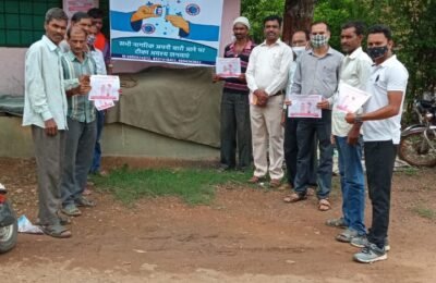 विवेकानंदशिक्षा समीती अध्यक्ष कमलेश उचिबगले के करमनको द्वारा कोविड-19जनजाग्रुती अभियान