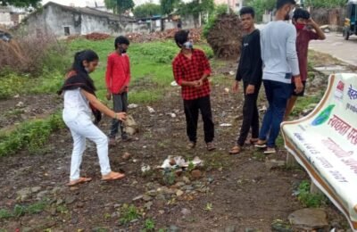 कांद्री येथे स्वच्छता पंधरवाडा ची सुरूवात