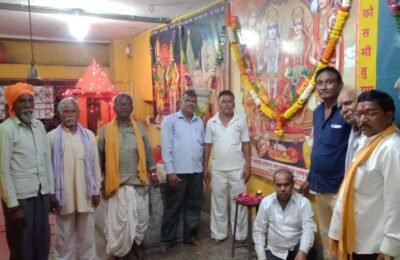 कान्द्री हनुमान मंदिर देवस्थान येथे हिंदु गौरव दिवस थाटात साजरा