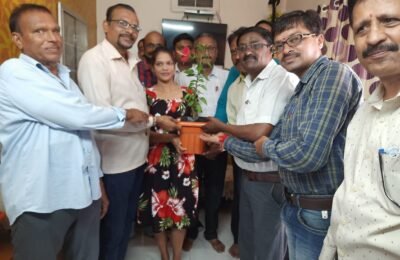 धर्मराज शैक्षणिक संस्थे तर्फे कल्याणी सरोदेंचा सत्कार