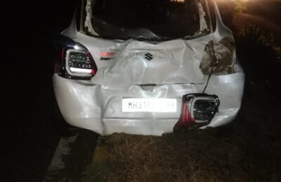 नादुरुस्त कार को धक्का मारना महगा  पडा! धक्का मार रहे चारों  युवको को  अज्ञात वाहन ने टक्कर मारी एक युवक की मौके पर ही मौत, दो गंभीर रूप से घायल