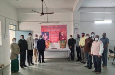 राजेंद्र सिंह (बाबा)महाविद्यालय में राजमाता जिजाऊ तथा स्वामी विवेकानंद जयंती मनाई गयी।