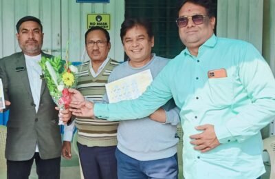 प्रसिद्ध समाजसेवक अरविंदकुमार रतूड़ी सौशल वर्कर अवार्ड से सम्मानित