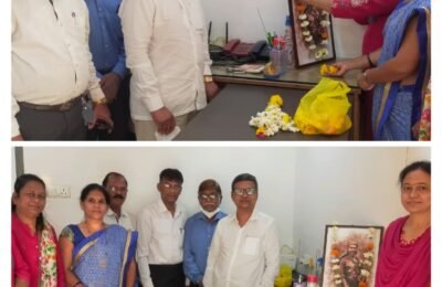 अ.भा.रिपब्लिकन पक्षाच्या वतीने शिवजयंती उत्साहात साजरी 