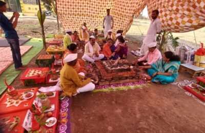 हनुमान नगर में हनुमानजी की मूर्ति का प्राण प्रतिष्ठा 