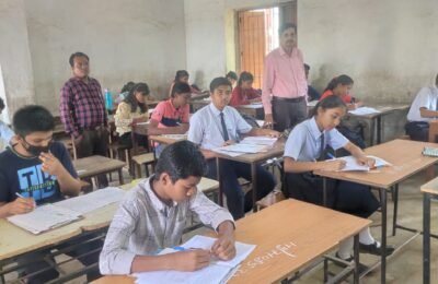 छात्रवृत्ति परीक्षा में 1389 छात्र-छात्रा शामिल  शांतीपुर्ण तरीके से संपन्न हुई परीक्षा
