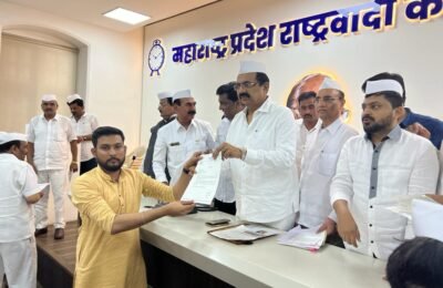 आकाश गजबे यांची राष्ट्रवादी विद्यार्थी काँग्रेस महाराष्ट्र प्रदेशउपाध्यक्ष पदी निवड..
