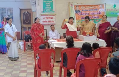 मतिमंदांना हसवूया मतिमंदांना फुलवूया भाजपा महिला आघाडी चा उपक्रम  सौ मायाताई शेरे भाजपा महिला आघाडी जिल्हा अध्यक्ष