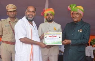 गौ सेवा एवं गौशाला में उत्कृष्ट कार्यों के लिए ललितांबा गौशाला को मिला सम्मान