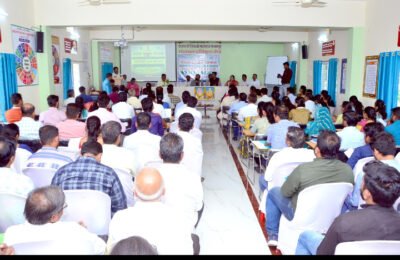 पंचायत लर्निंग सेंटर खुरसापार येथे जिल्हा संवाद प्रशिक्षण संपन्न