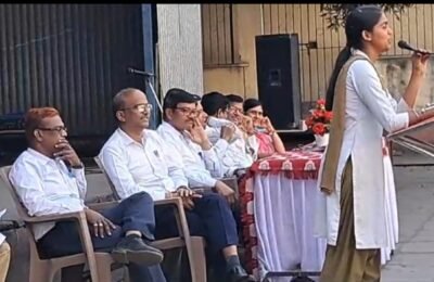 महाराष्ट्र विद्यालयात विद्यार्थ्यांचा      ——————————————         निरोप समारंभ संपन्न! —————————