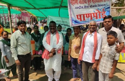 महाशिवरात्री यात्रेदरम्यान राष्ट्रीय सेवा योजना स्वयंसेवकांची पाणपोई सेवा