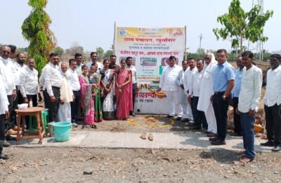 खुर्सापार येथे “कंपोस्ट खड्डा भरू, आपलं गाव स्वच्छ ठेऊ” मोहिमेचा उत्साहात शुभारंभ