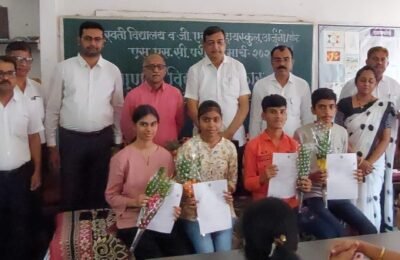 सरस्वती विद्यालयाने राखली गुणवत्तापूर्ण निकालाची परंपरा  पुष्पक तानसेन डांगे व त्रुपल सौरभ शहारे तालुक्यातून तृतीय