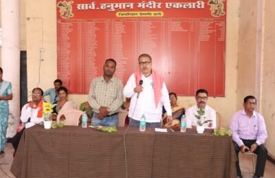 एकलारी येथे छत्रपती शिवाजी महाराज यांच्या राज्याभिषेक दिनानिमित्त दहावी व बारावी मध्ये उत्तीर्ण सर्व गुणवंत विद्यार्थ्यांचे स्वागत सत्कार कार्यक्रमाला भेट
