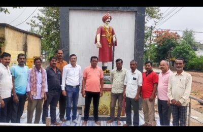 जैतपूर येथे छत्रपती शाहू महाराज जयंती साजरी