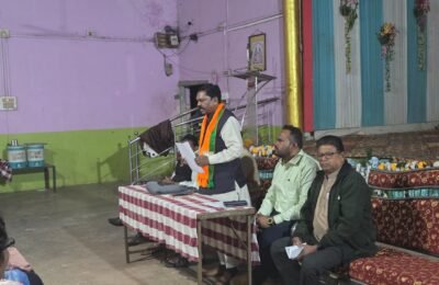 स्थानिक स्वराज्य संस्था निवडणूक 2025 : चंद्रपूर जिल्ह्याचे निवडणूक प्रभारी डॉ. अशोकजी नेते यांचा दौरा; भाजपाच्या उमेदवारांना विजयी शुभेच्छा..