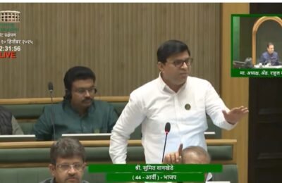 कारंजा घाडगे तालुक्यात 192 कोटींची मेफेड्रोन ड्रग्स फॅक्टरी उघड — विधीमंडळात भाजप आमदार सुमीत वानखेडे यांचा संतप्त सवाल: “MD ड्रग्स आता थेट शेतकऱ्यांच्या घरापर्यंत!”