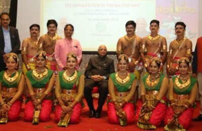 राज्याच्या विकासात तेलंगणातील लोकांचे योगदान मोठे – राज्यपाल रमेश बैस राजभवन येथे प्रथमच ‘तेलंगणा राज्य स्थापना दिवस’ साजरा