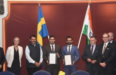 स्वीडन आणि महाराष्ट्राच्या औद्योगिक संबंधातील नव्या पर्वाची सुरूवात- उपमुख्यमंत्री देवेंद्र फडणवीस