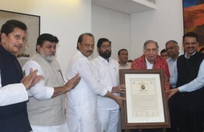 ‘टाटा’ म्हणजेच ट्रस्ट..विश्वास – मुख्यमंत्री एकनाथ शिंदे महाराष्ट्राचा पहिला उद्योगरत्न पुरस्कार ज्येष्ठ उद्योजक रतन टाटा यांना प्रदान; उपमुख्यमंत्री देवेंद्र फडणवीस, उपमुख्यमंत्री अजित पवार यांची उपस्थिती