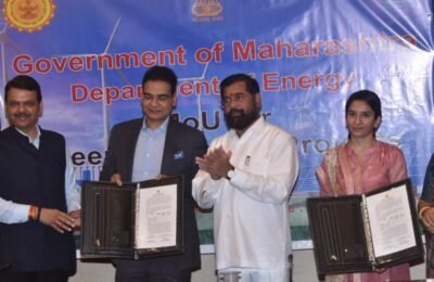 महाराष्ट्रात २ लाख ७६ हजार ३०० कोटींची गुंतवणूक;६४ हजार रोजगार निर्मिती – मुख्यमंत्री एकनाथ शिंदे मुख्यमंत्री, उपमुख्यमंत्र्यांच्या उपस्थितीत हरित हायड्रोजन निर्मितीसाठी सात कंपन्यांसमवेत सामंजस्य करार