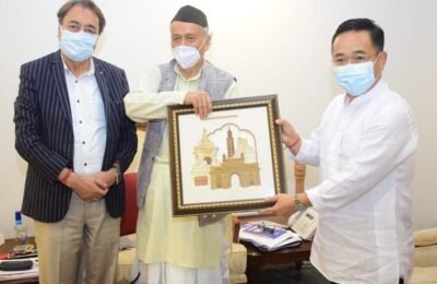 सिक्क‍िमच्या मुख्यमंत्र्यांनी घेतली राज्यपालांची भेट