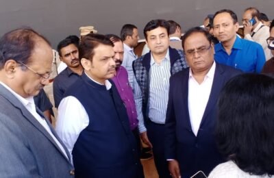 प्रधानमंत्री नरेंद्र मोदी यांच्या कार्यक्रमासाठी नागपूर सज्ज  उपमुख्यमंत्री देवेंद्र फडणवीस यांनी एम्सची केली पाहणी
