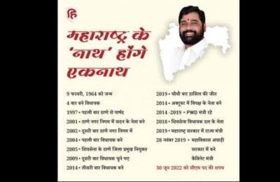 एकनाथ शिंदे : ‘कार्यकर्ता मुख्यमंत्री’