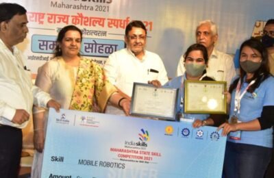 जागतिक स्पर्धेत पुरस्कार मिळविणाऱ्यांना ऑलिंपिकच्या धर्तीवर राज्यामार्फत रोख पुरस्कार देणार – कौशल्य विकास मंत्री नवाब मलिक महाराष्ट्र राज्य कौशल्य स्पर्धेत चमकदार कामगिरी दाखविणाऱ्या १३२ युवक-युवतींना पारितोषिक वितरण