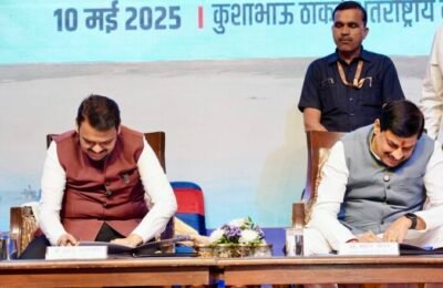 विदर्भ, उत्तर महाराष्ट्रातील खारपाण पट्ट्याला ५.७८ लाख एकर सिंचन लाभ : मुख्यमंत्री देवेंद्र फडणवीस तापी मेगा रिचार्ज प्रकल्पाबाबत महाराष्ट्र आणि मध्यप्रदेशात ऐतिहासिक करार