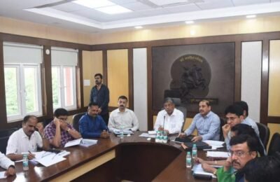 शहरात पाणी साचू नये यासाठी आवश्यक कार्यवाही करा – पालकमंत्री चंद्रकांत पाटील