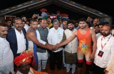 कुस्तीपटूंना मानधनासोबत निवृत्तीवेतन, वैद्यकीय सुविधा मिळण्यासाठी प्रयत्न करणार- पालकमंत्री चंद्रकातदादा पाटील