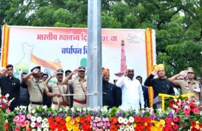 स्वातंत्र्याचा ७६ वा वर्धापन दिन मुख्य शासकीय सोहळा सर्वांच्या सहकार्यातून जिल्हा विकासपथावर नेऊ – पालकमंत्री संदिपान भुमरे